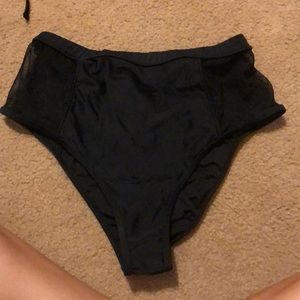 High waist bikini bottoms